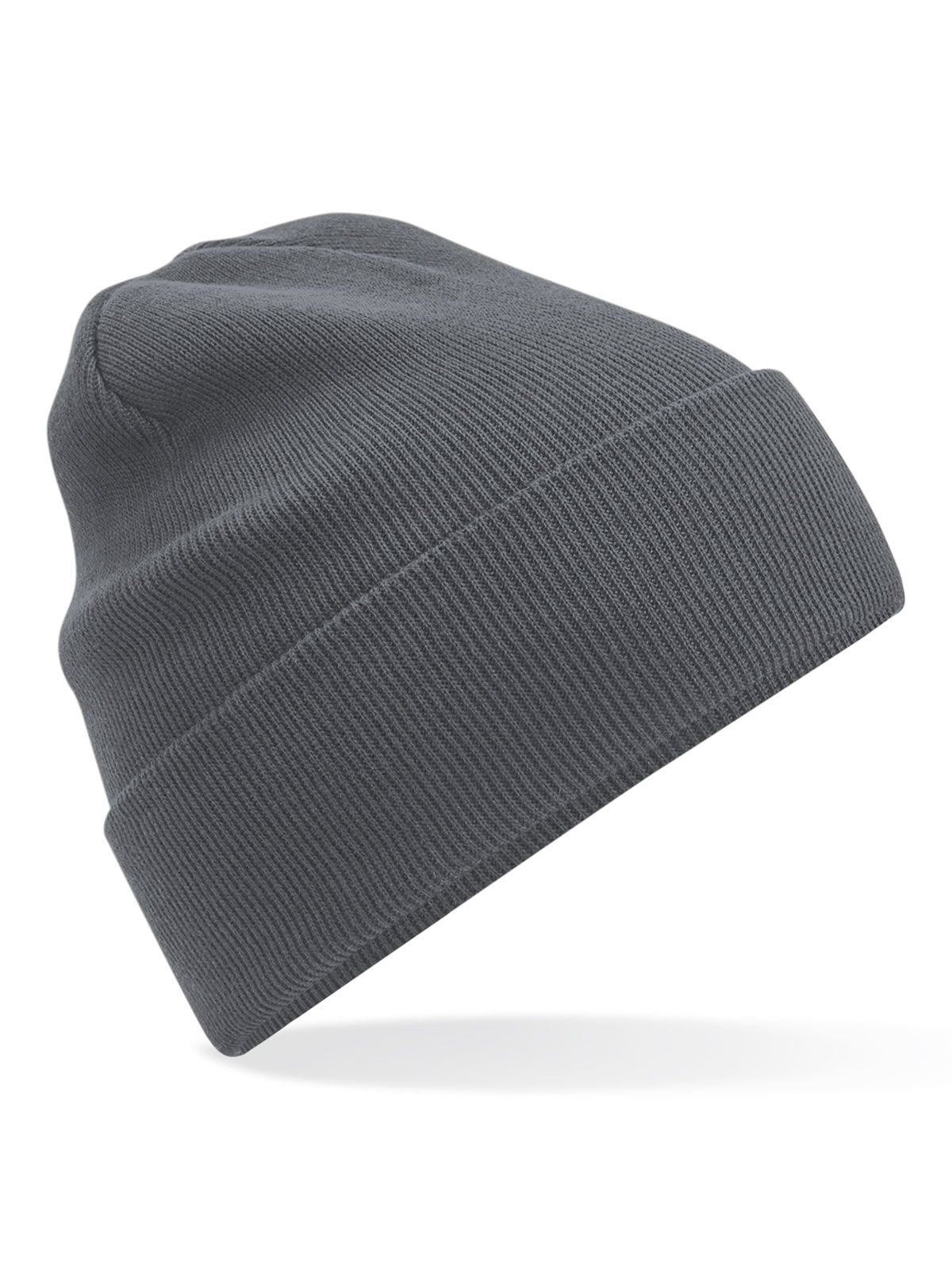 Organic Cotton Original Cuffed Beanie - GPH - Graphite grey