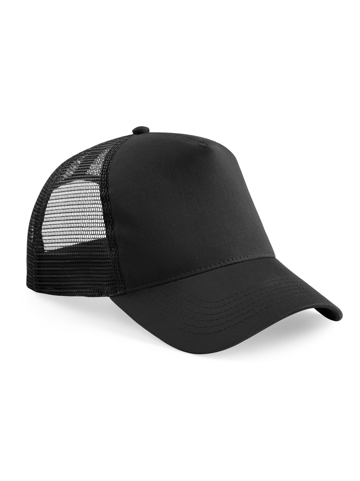 Junior Snapback Trucker - BLKB - Zwart/Zwart