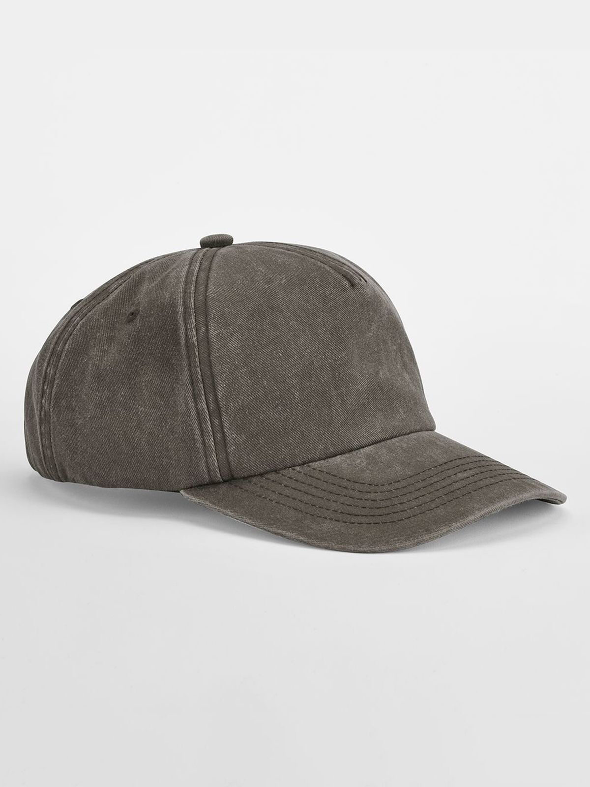 Relaxed 5 Panel Vintage Cap - VBR - Vintage brown