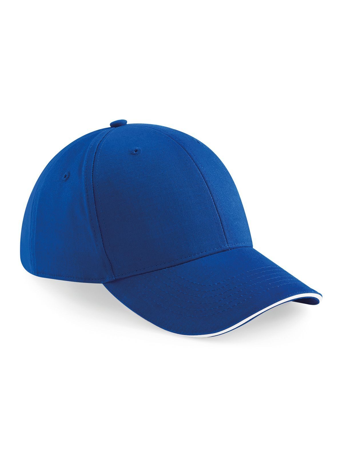 Athleisure 6 Panel Cap - BROW - Bright royal/white