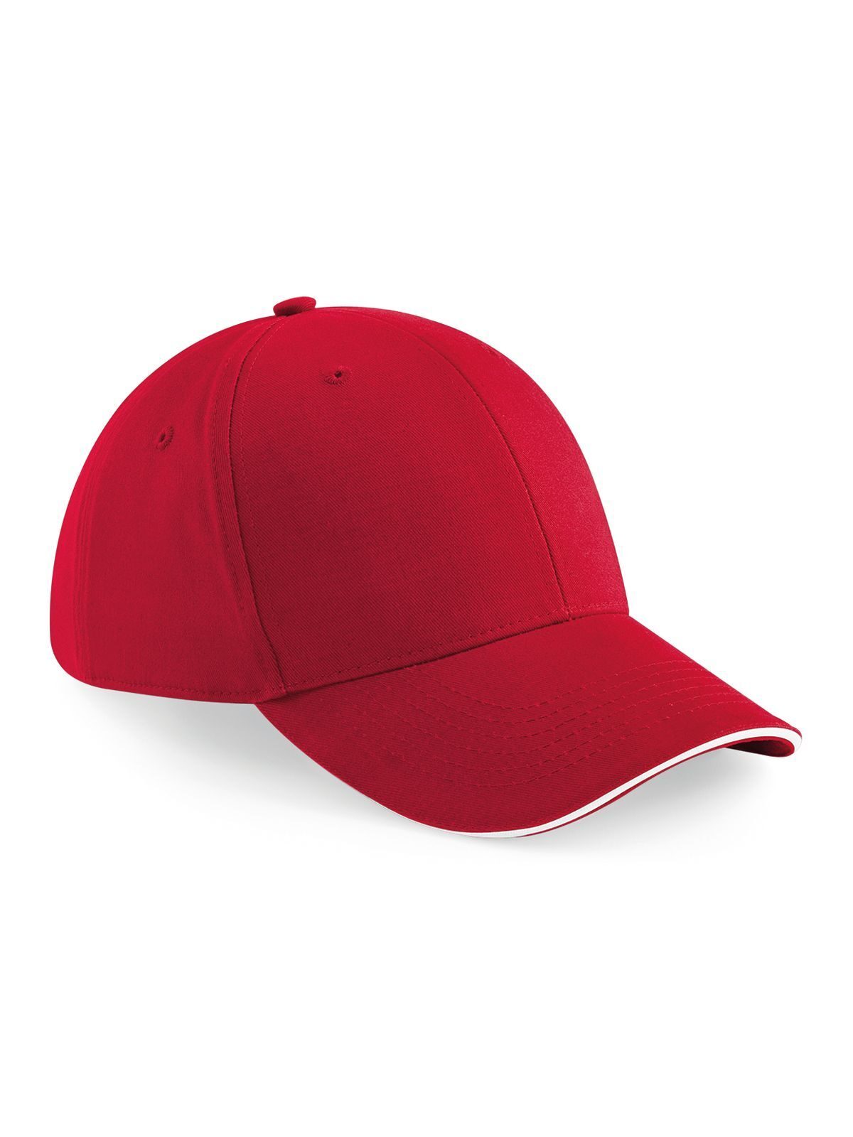 Athleisure 6 Panel Cap - CSRW - Classic red/white