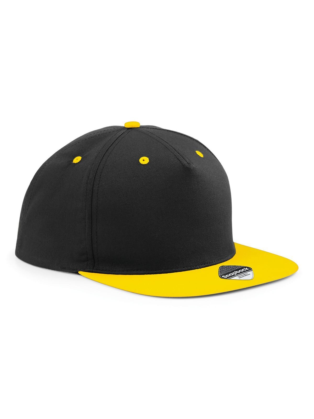 5 Panel Contrast Snapback - BLKY - Black/yellow