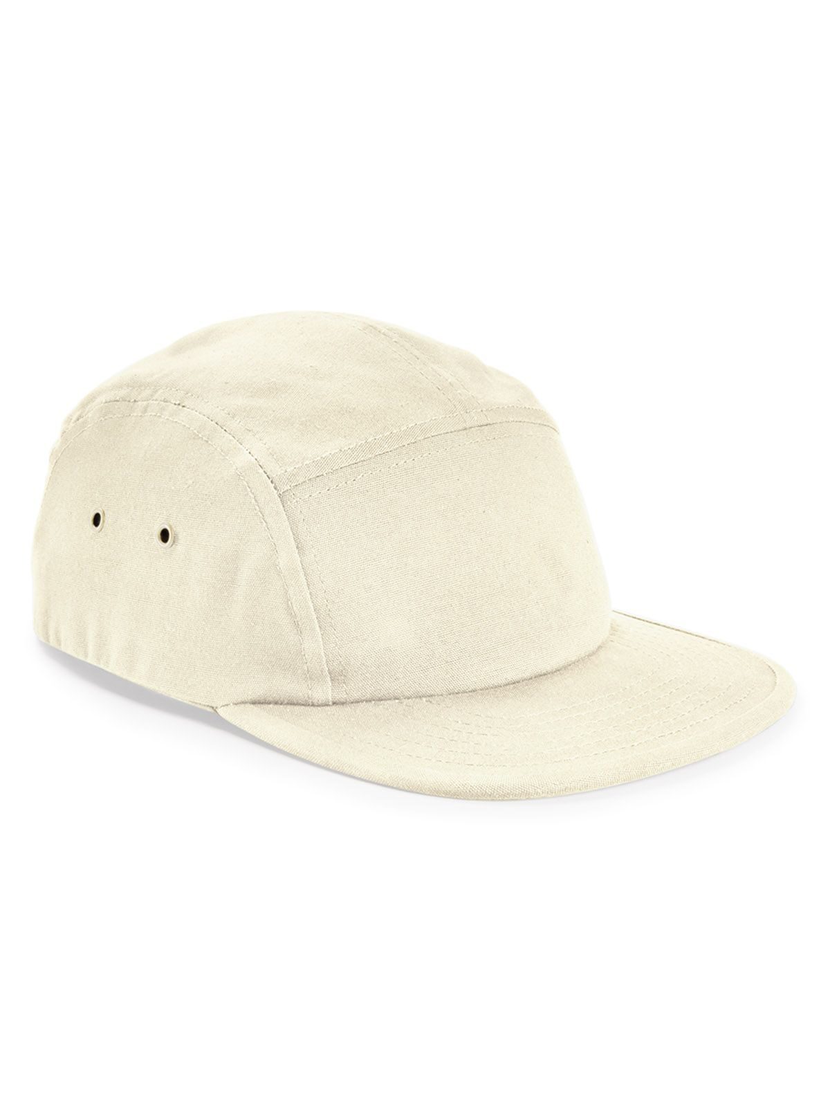 Canvas 5 Panel Camper Cap - NAT - Natural
