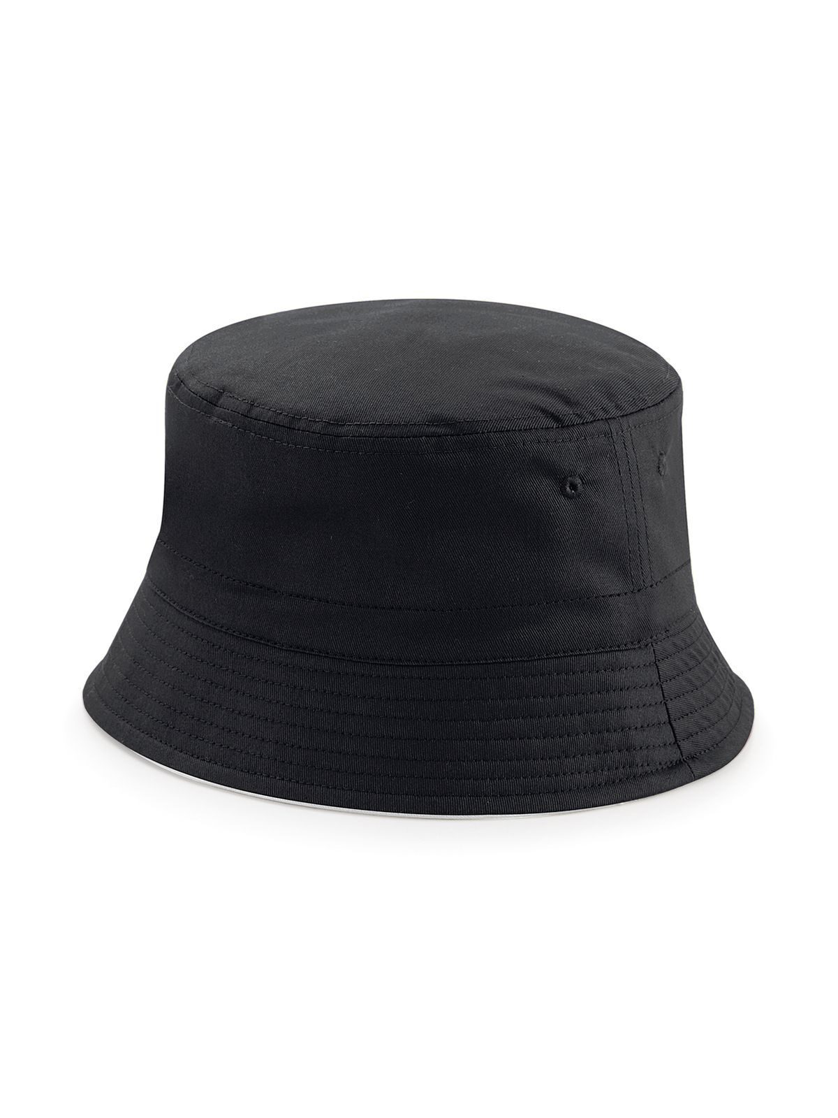 Omkeerbare bucket hat - BLKLG - Zwart/lichtgrijs