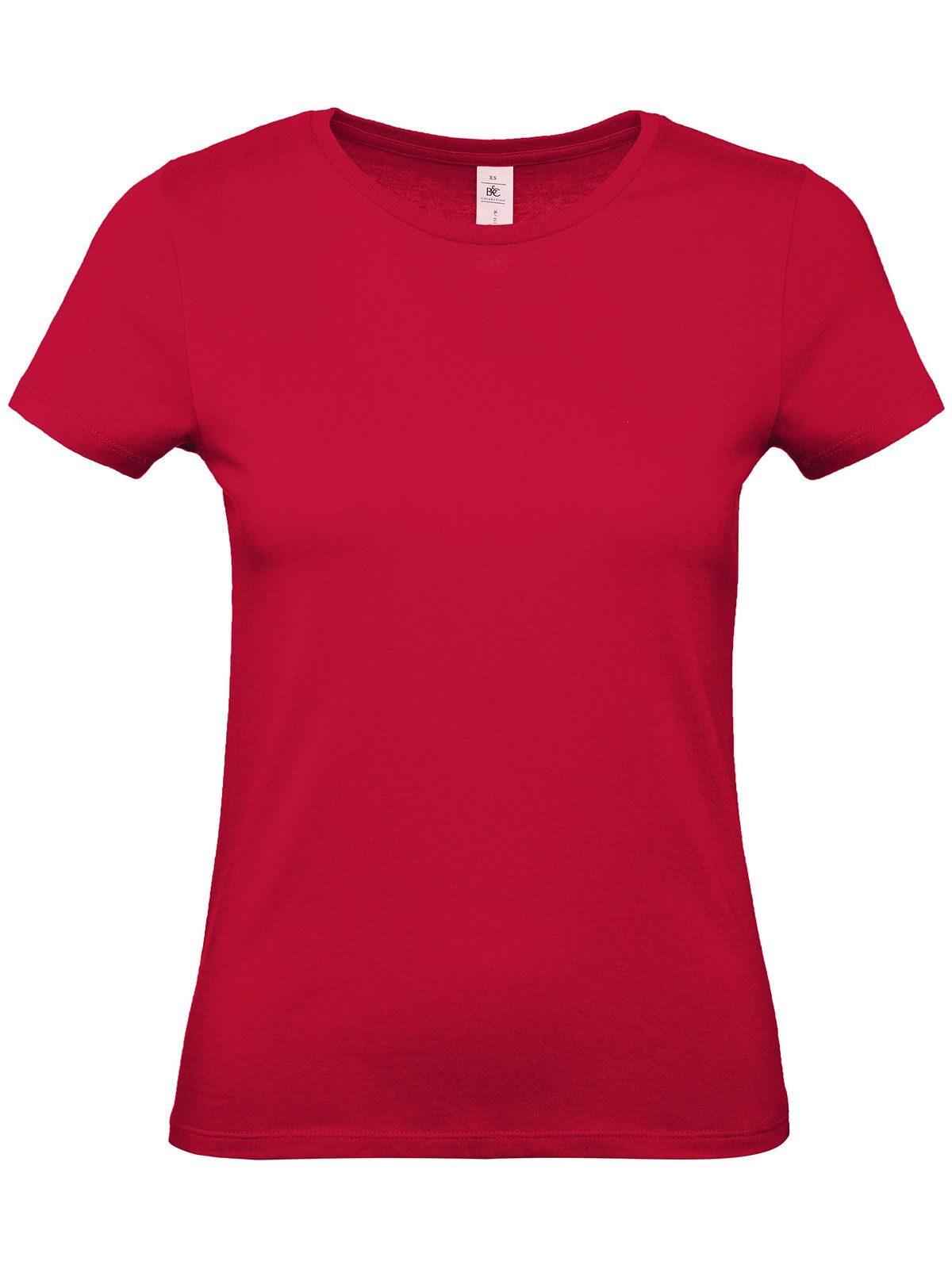 Dames T-shirt #E150 - DR371 - Dieprood