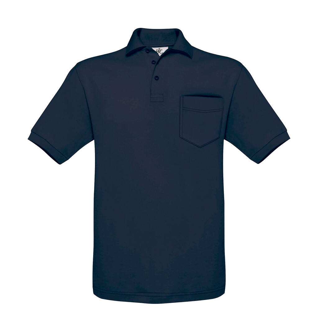 Unisex Polo Safran met zakje - 200 - Marine
