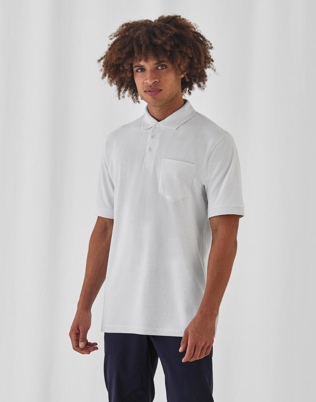 Unisex Polo Safran met zakje