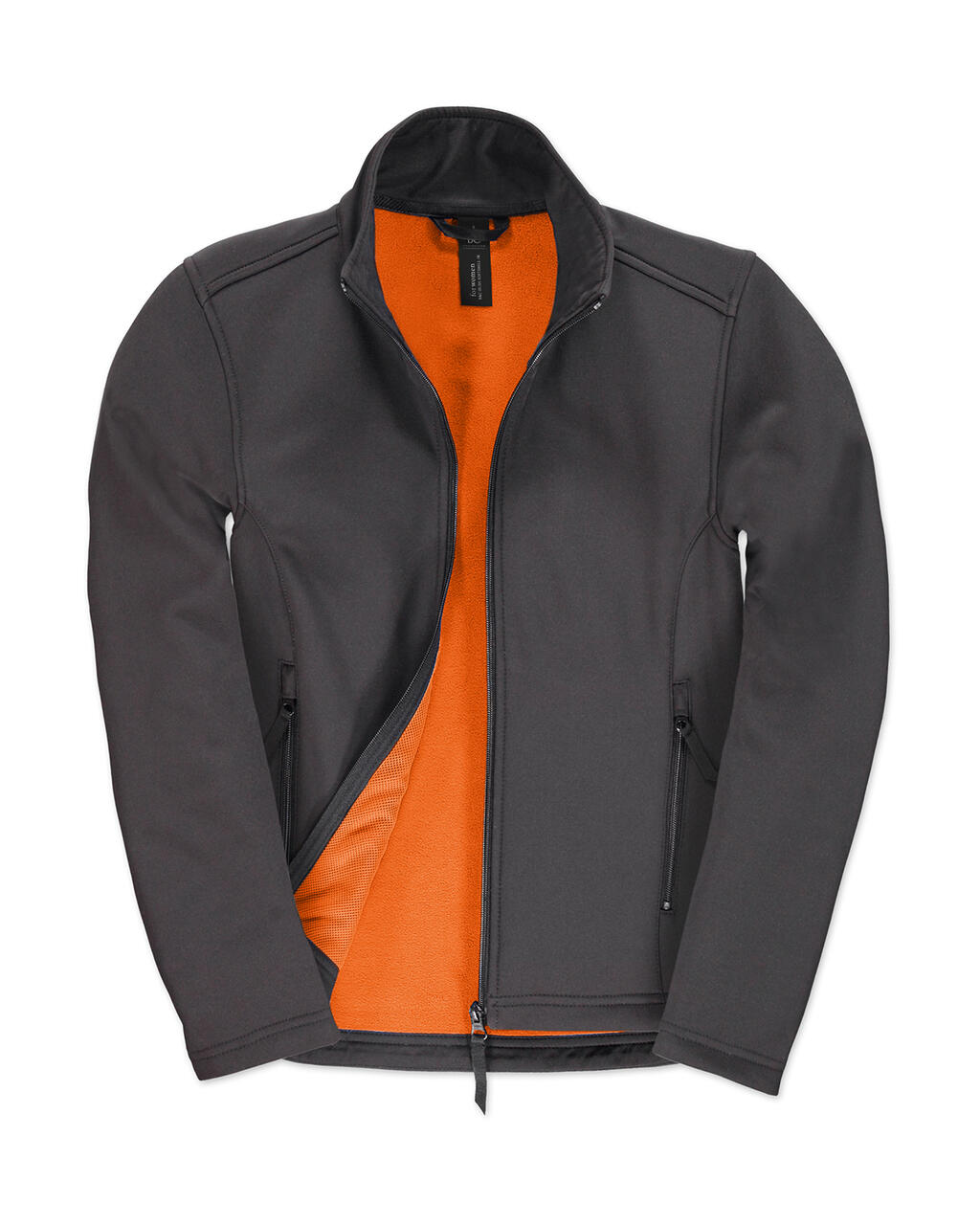 Dames Softshelljas ID.701 - 170 - Donkergrijs/Neonoranje