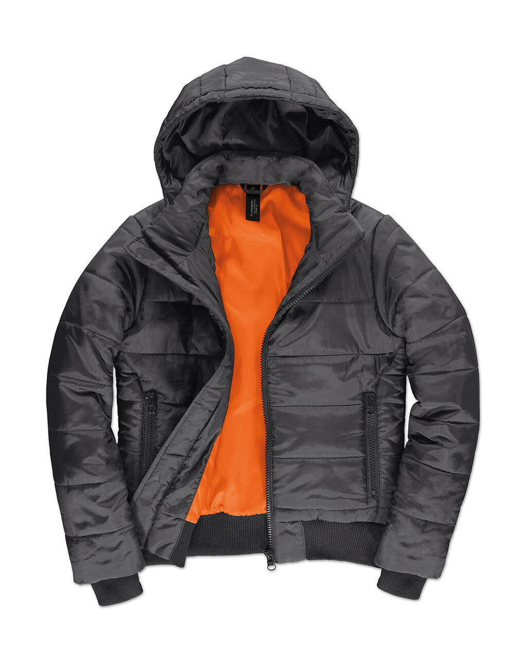 Women's Jacket Superhood - 170 - Dark Grey/Neon Orange