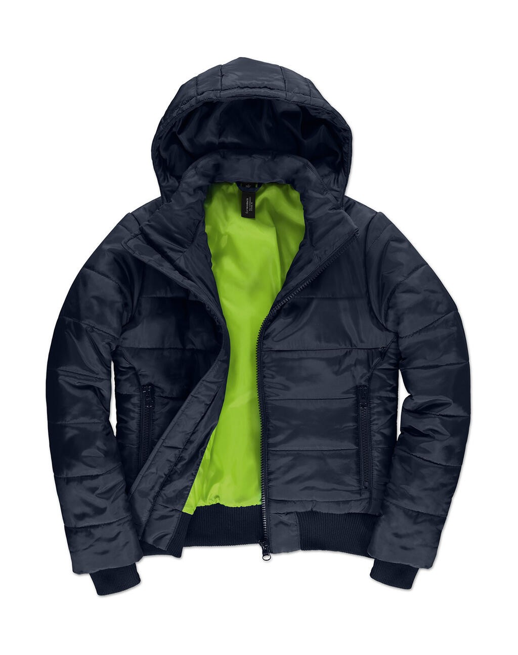 Women's Jacket Superhood - 270 - Navy/Neon Green