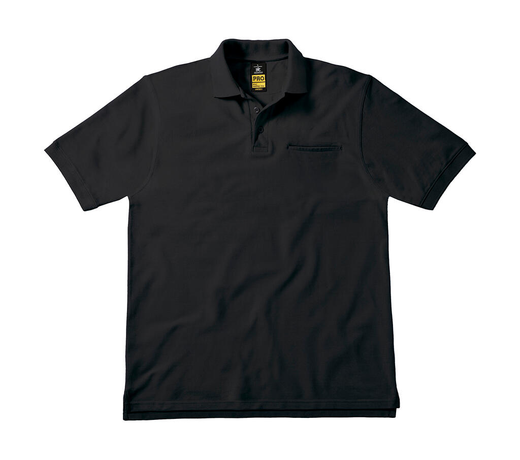 Energy Pro Pocket Work Polo - BL002 - Black