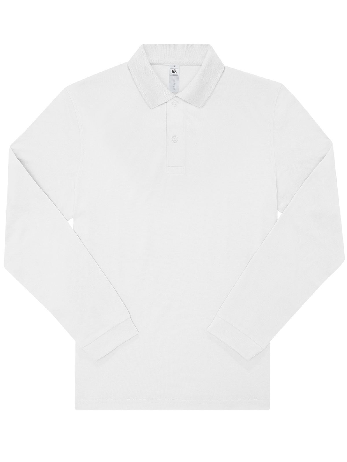 Mijn Polo 180 shirt met lange mouwen - WH001 - Wit