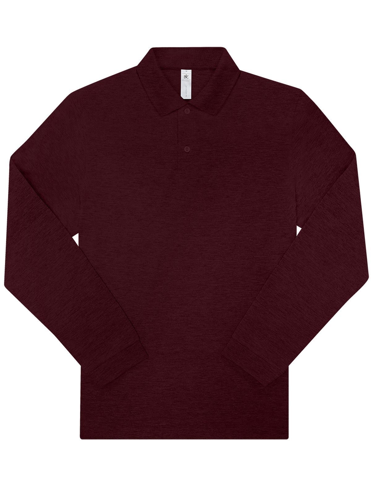 Mijn Polo 210 met lange mouwen - HB619 - Heide Bourgogne