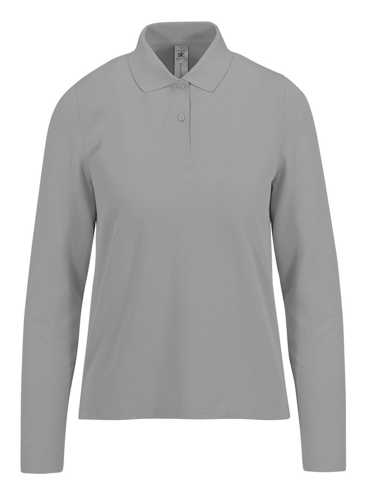 Mijn Polo 210 met lange mouwen /Dames - SG620 - Sportgrijs