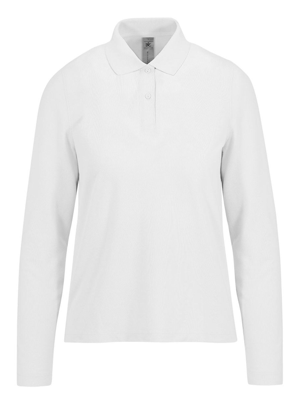 Mijn Polo 210 met lange mouwen /Dames - WH001 - Wit