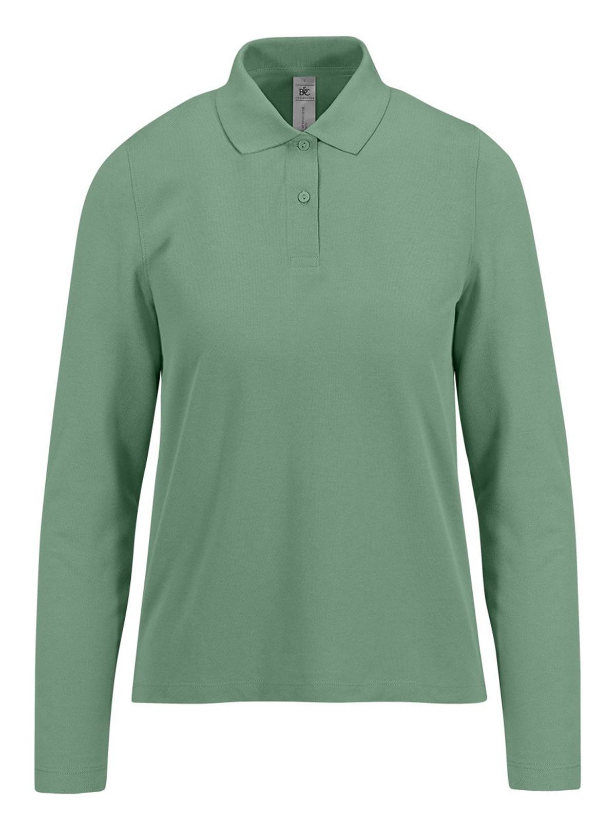 Mijn Polo 210 met lange mouwen /Dames - AG553 - Amalfi Groen