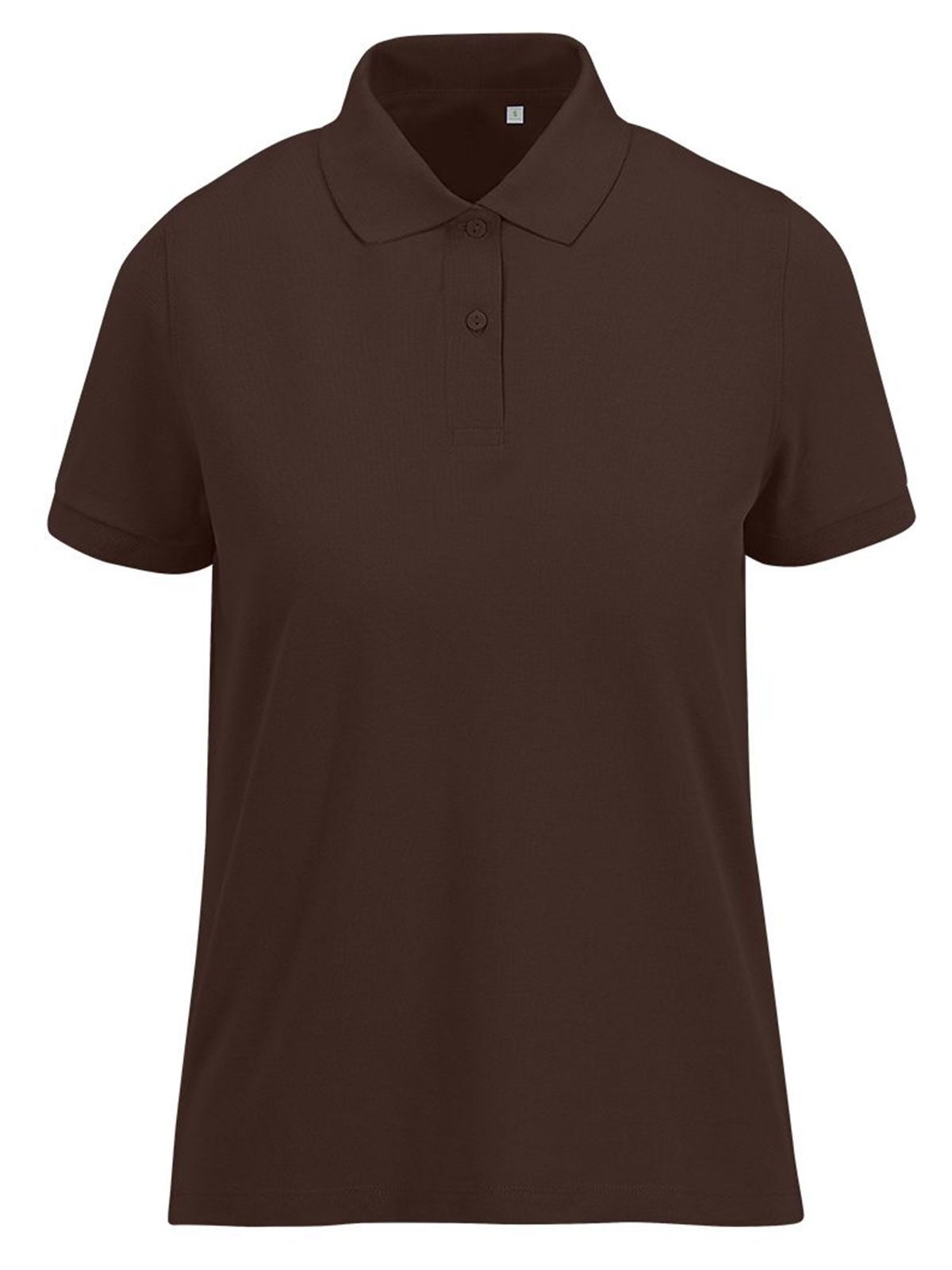 Mijn Eco Polo 65/35 Dames_° - RC142 - Gebrande koffie