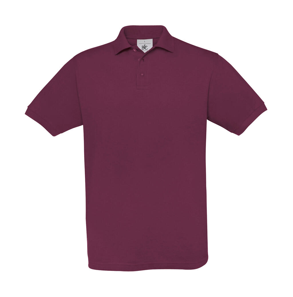 Unisex Polo Safran - BU370 - Bordeaux