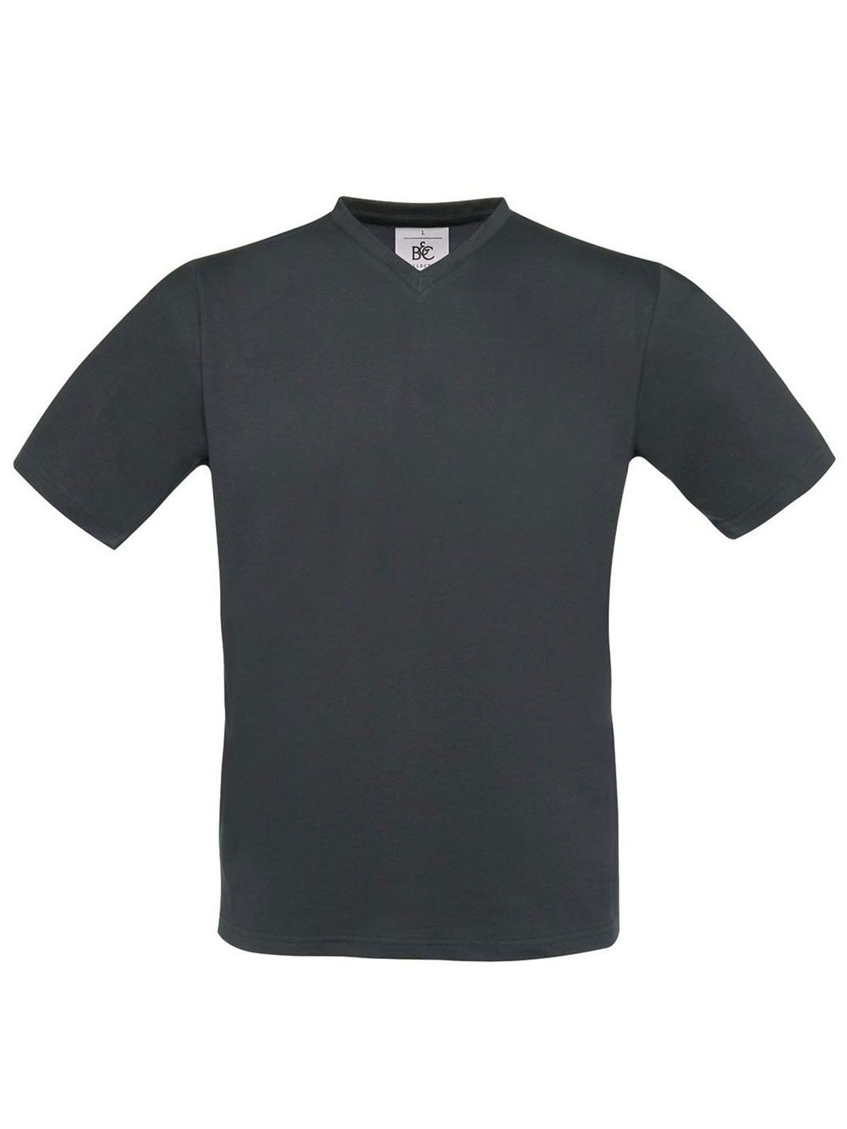 Exacte V-hals T-shirt - DG670 - Donkergrijs