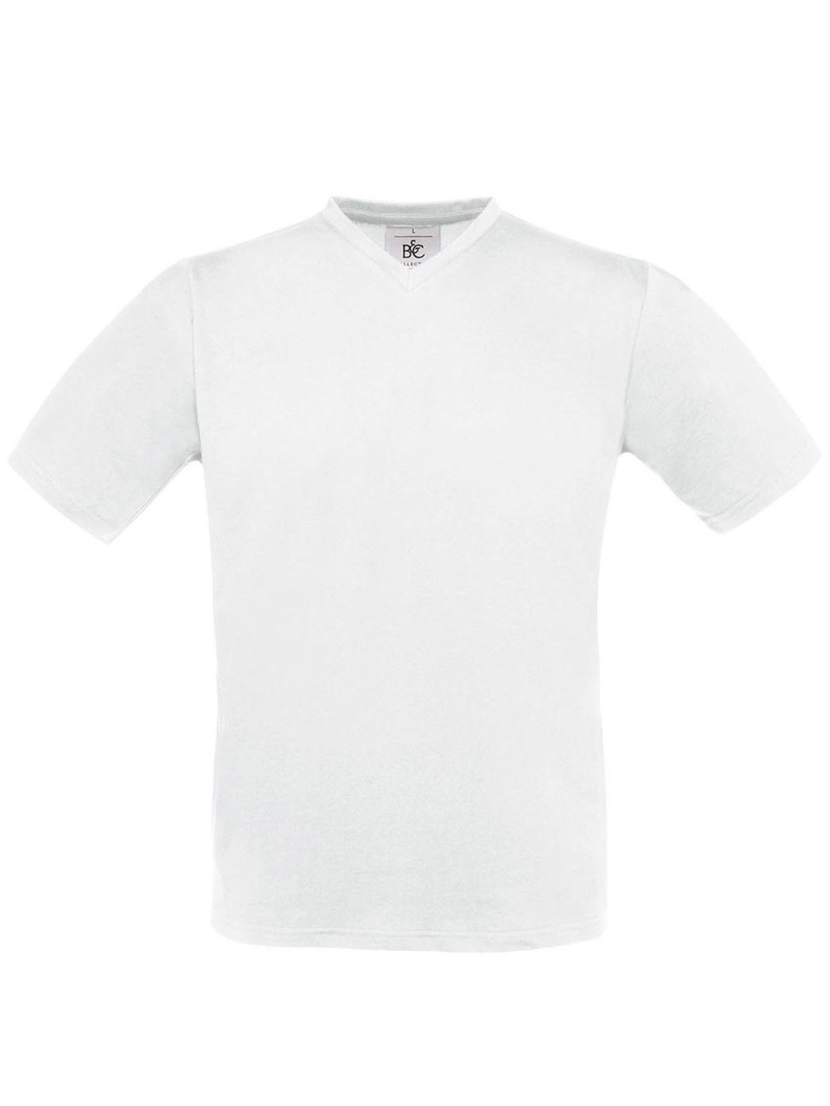 Exacte V-hals T-shirt - WH001 - Wit