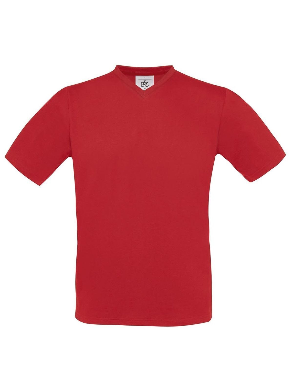 Exacte V-hals T-shirt - RE004 - Rood