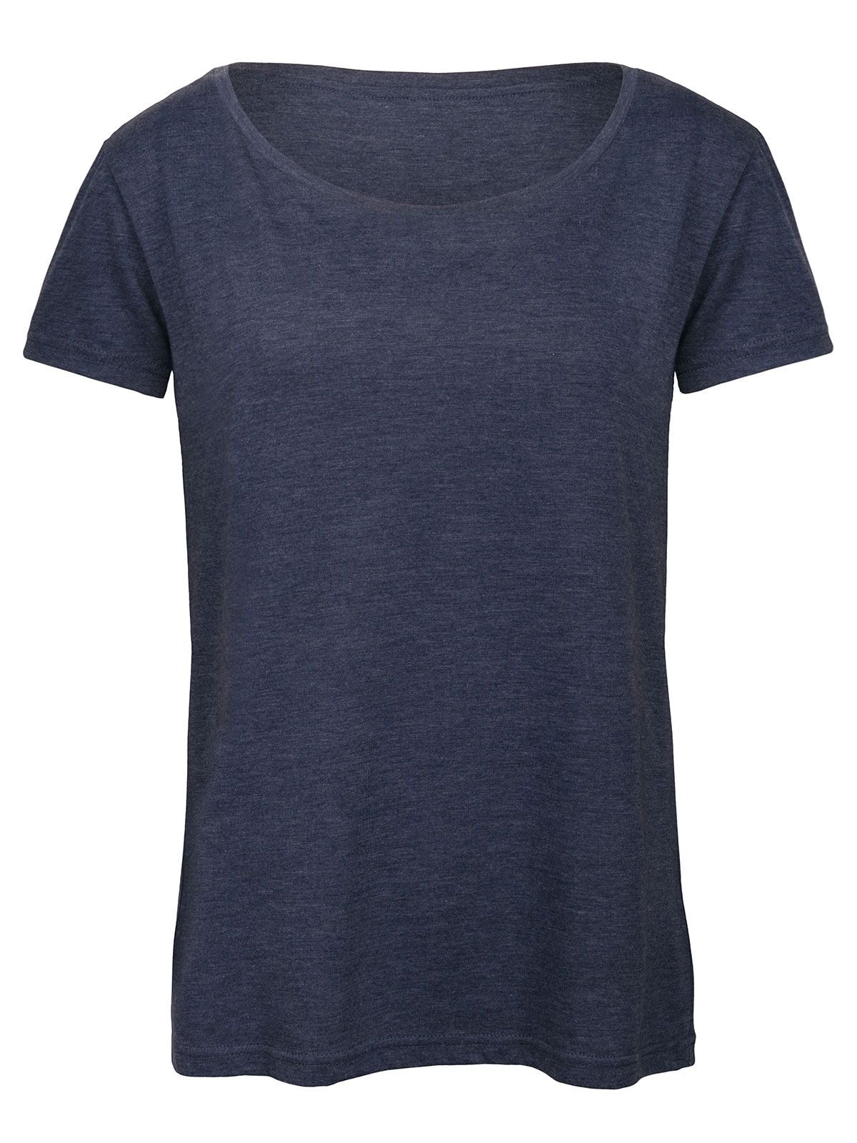 Women's Triblend T-Shirt - HN611 - Heather Navy