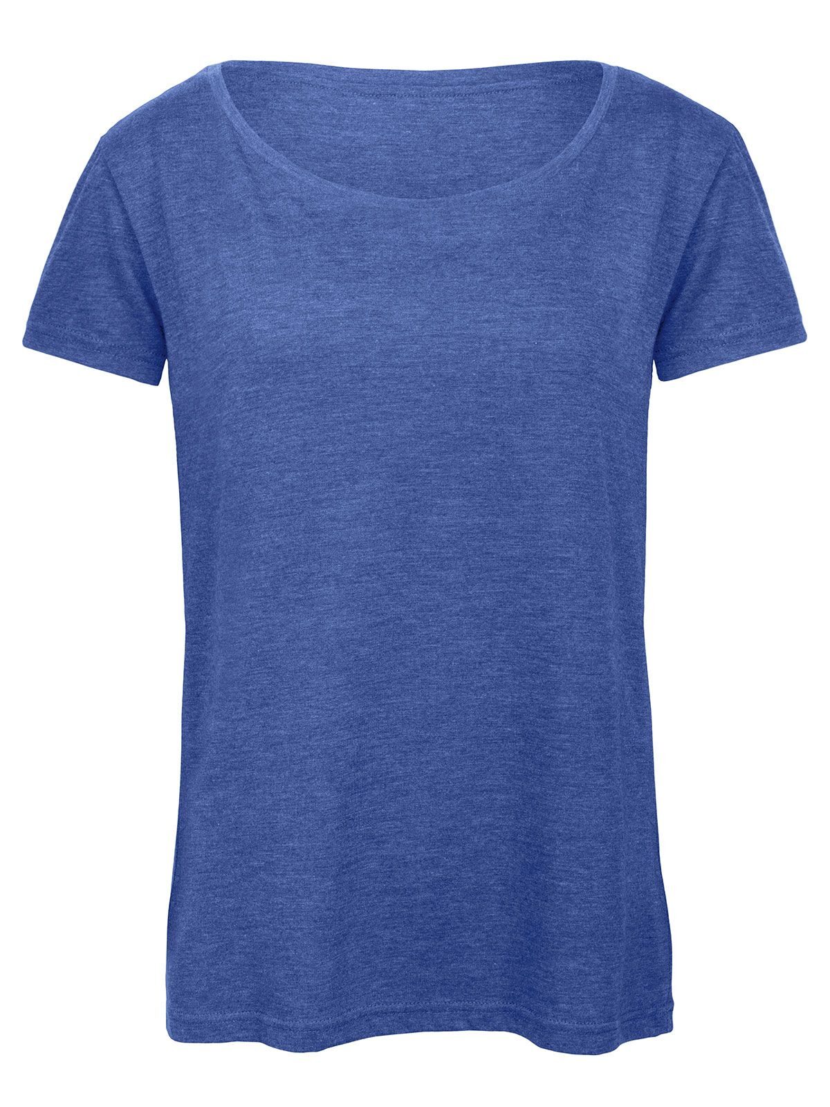 Women's Triblend T-Shirt - HR612 - Heather Royal Blue