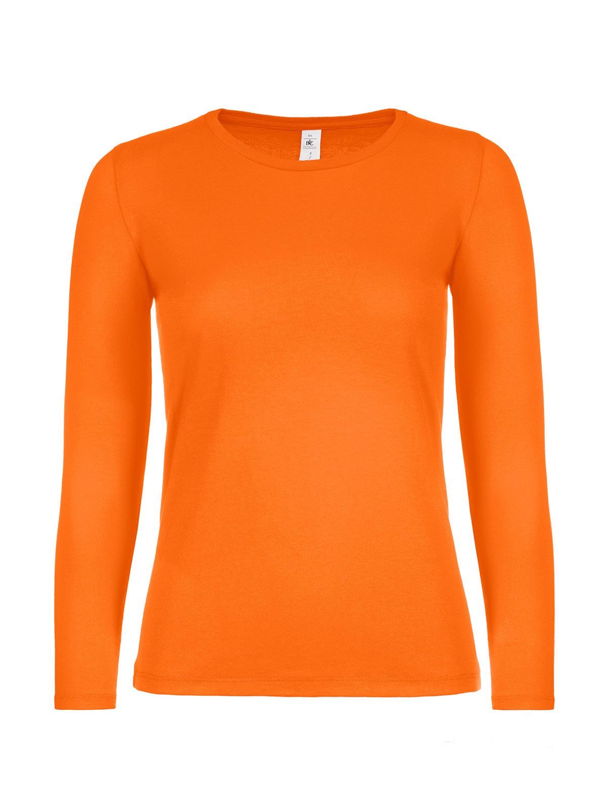 Dames T-shirt #E150 met lange mouwen - OR235 - Oranje