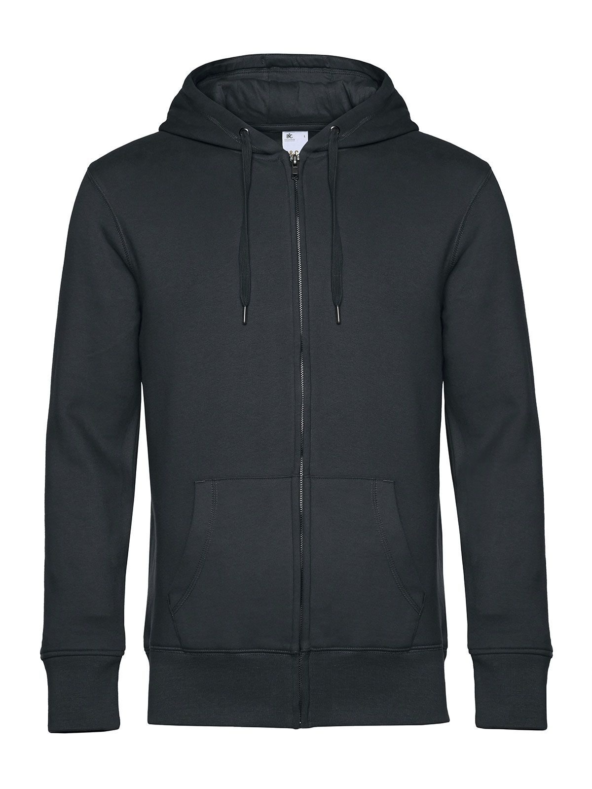 KING Zipped Hood Jacket_° - AS669 - Asphalt