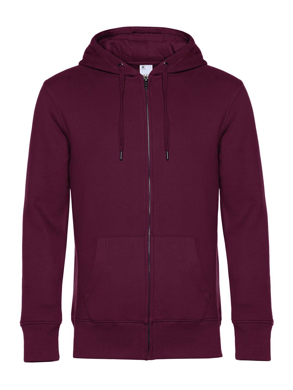 KING Zipped Hood Jacket_° - DC369 - Dark Cherry