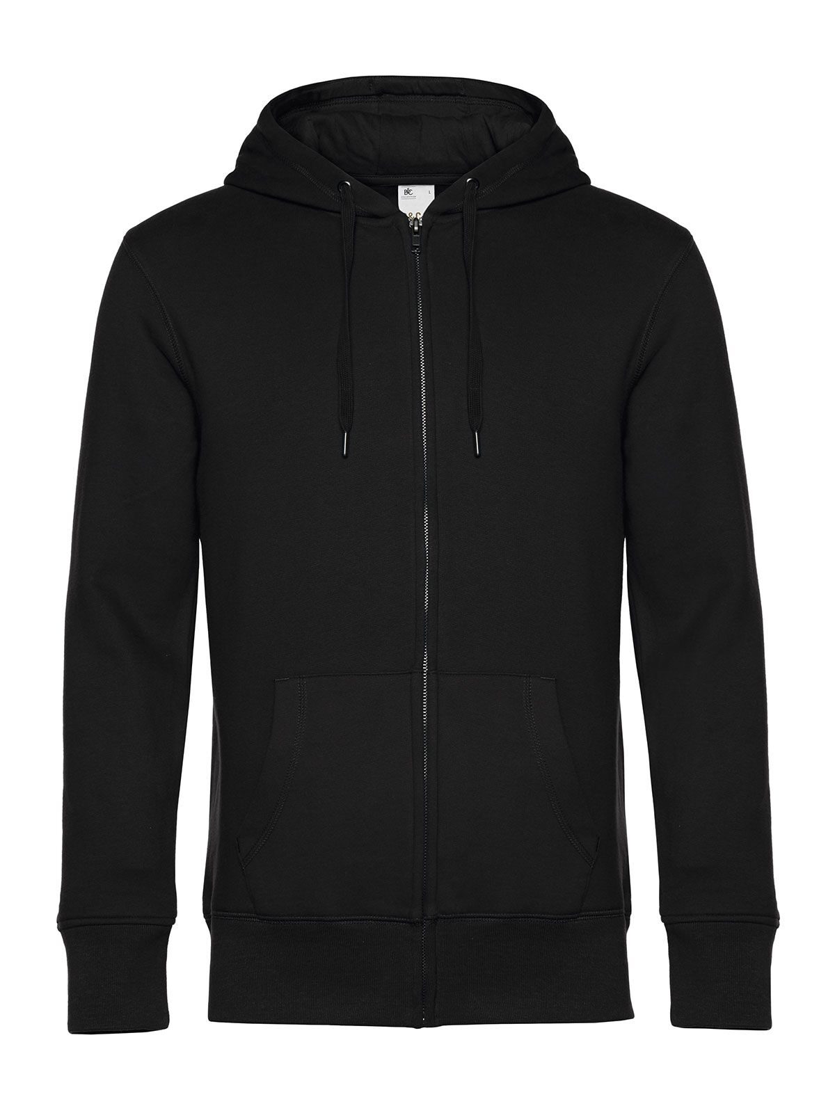 KING Zipped Hood Jacket_° - BP005 - Black Pure