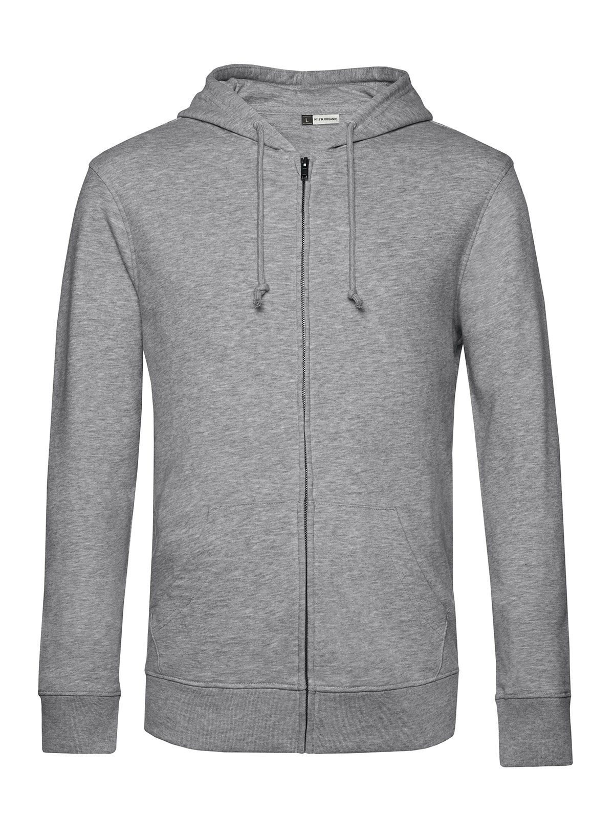 Inspire Zipped Hood Jacket_° - HG610 - Heather Grey