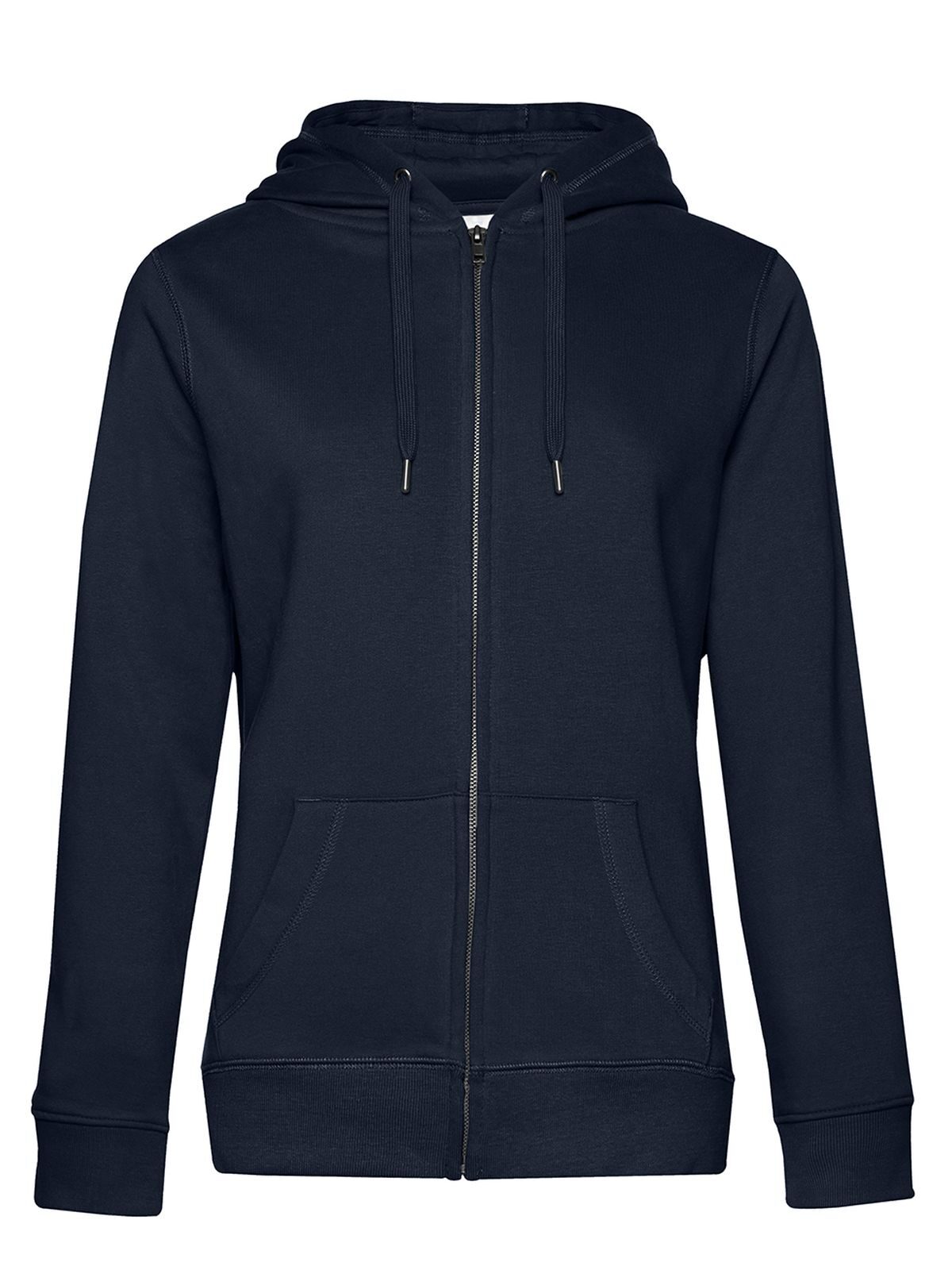 QUEEN Zipped Hood Jacket_° - NB006 - Navy Blue