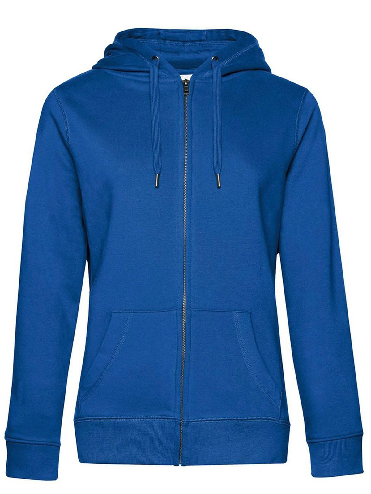 QUEEN Zipped Hood Jacket_° - RO453 - Royal/Neon Orange