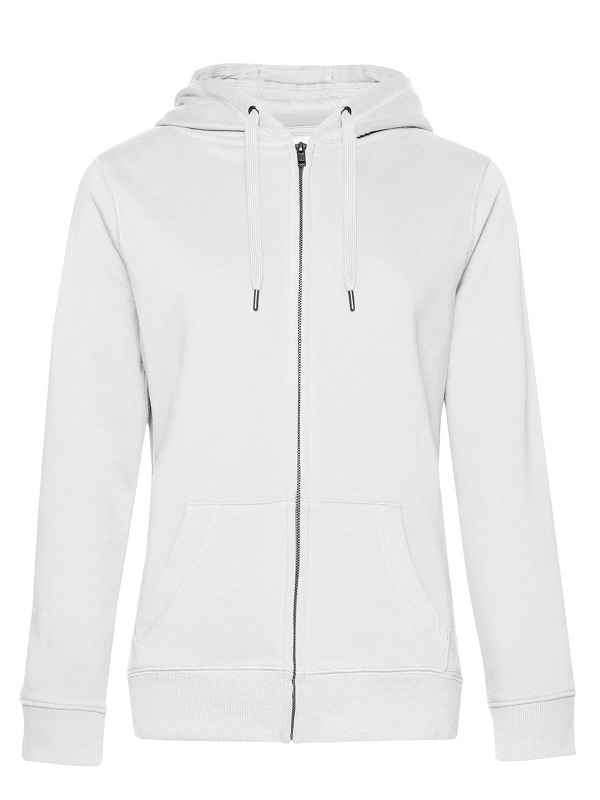 QUEEN Zipped Hood Jacket_° - WH001 - White