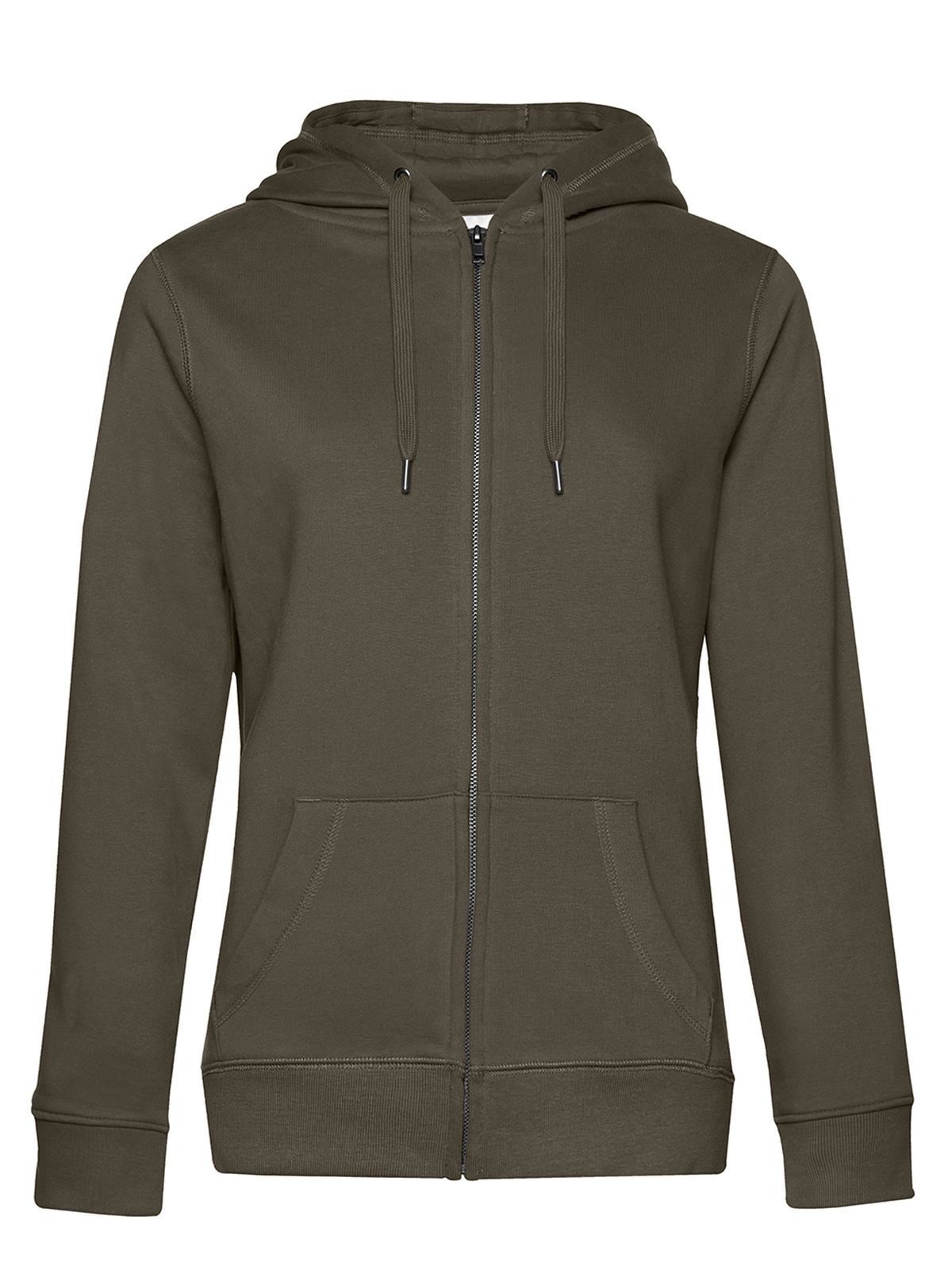 QUEEN Zipped Hood Jacket_° - KH555 - Khaki