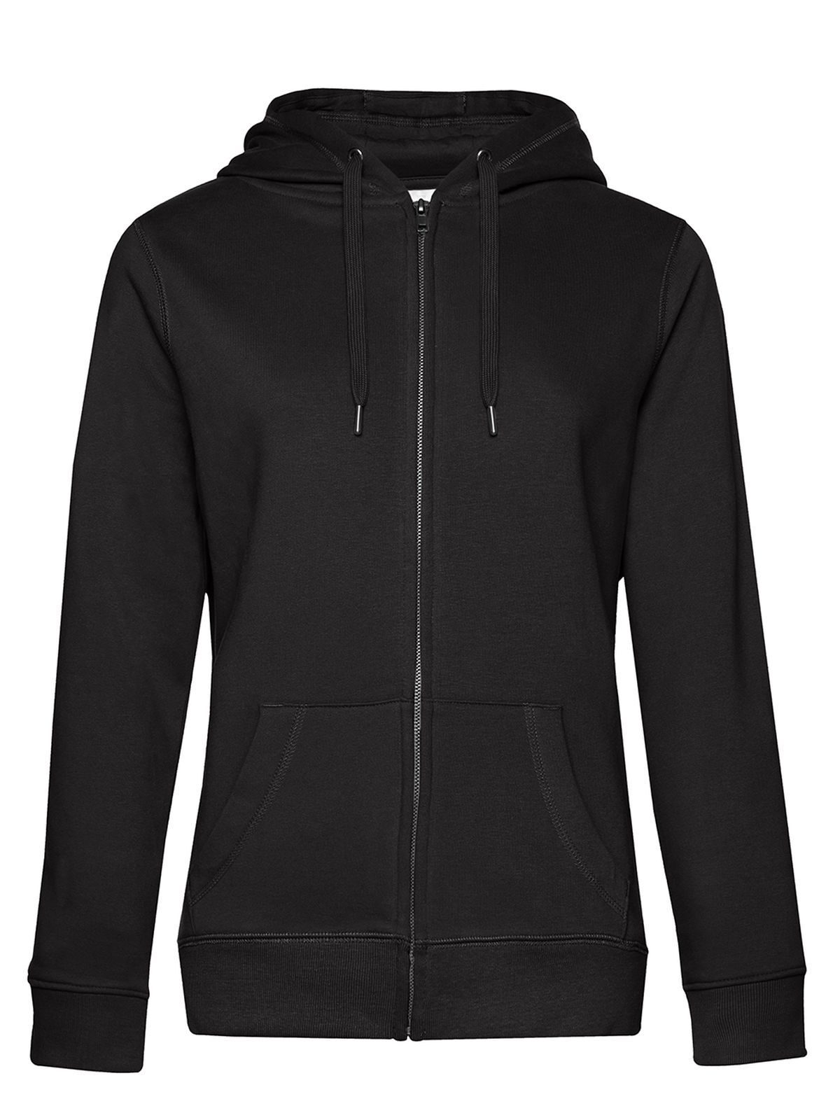 QUEEN Zipped Hood Jacket_° - BP005 - Black Pure