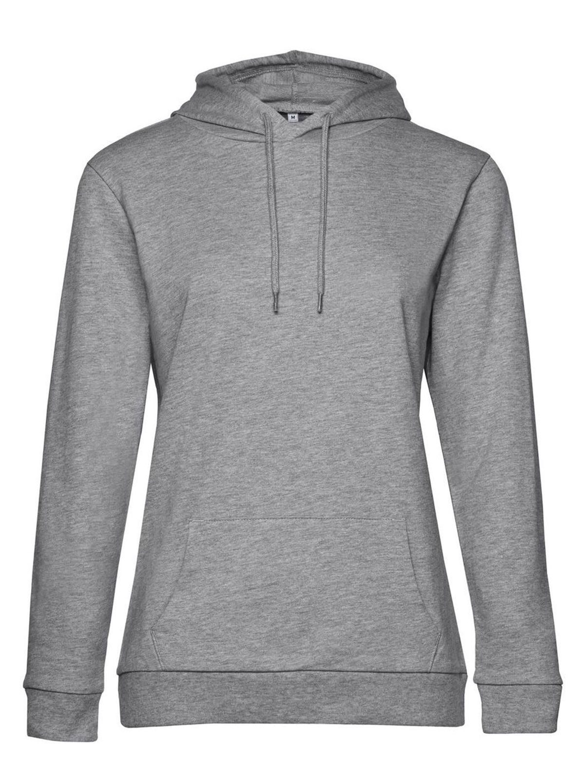 Dames #Hoodie Sweat - HG610 - Heidegrijs