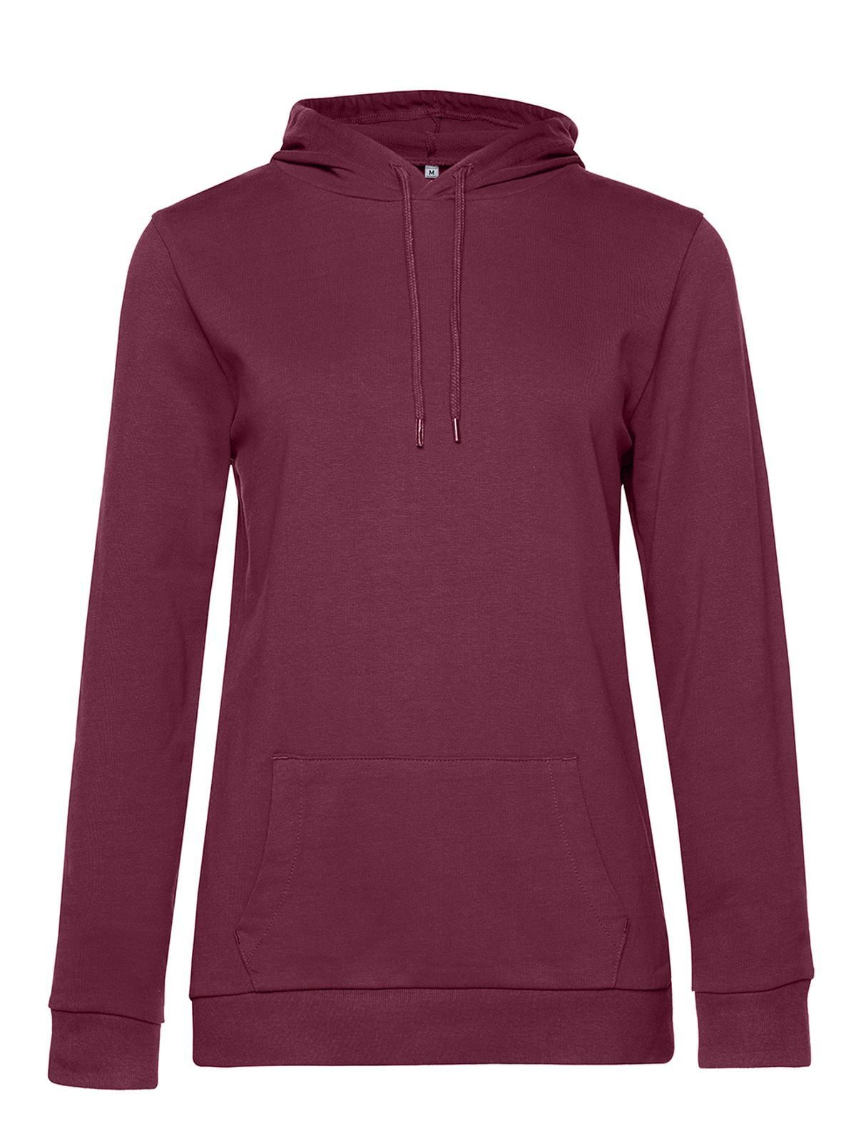 Dames #Hoodie Sweat - WI881 - Wijn