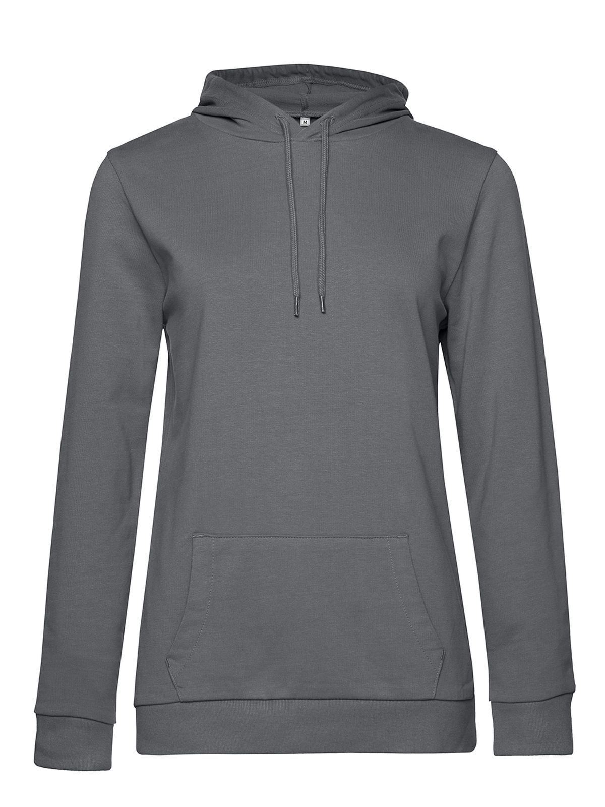 Dames #Hoodie Sweat - EG665 - Olifantgrijs
