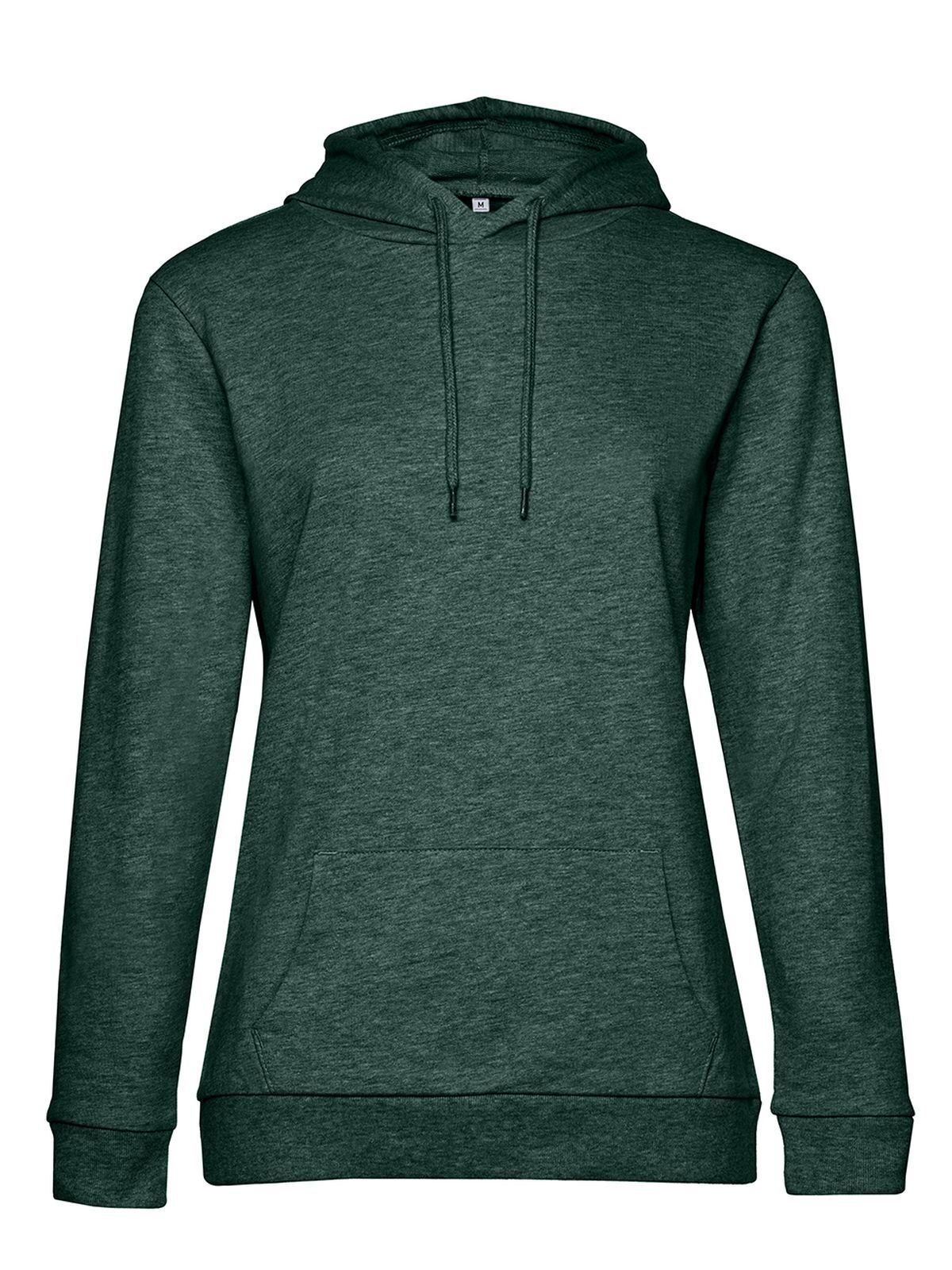 Dames #Hoodie Sweat - HD618 - Donkergroen heide