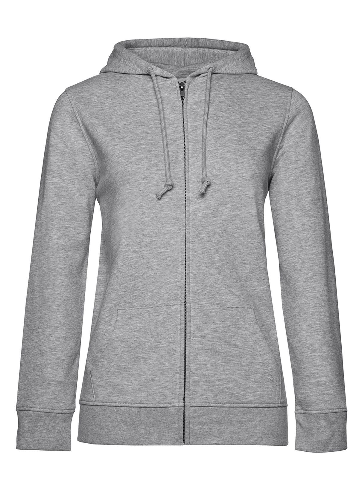 Inspire Zipped Hood Jacket /Women_° - HG610 - Heather Grey