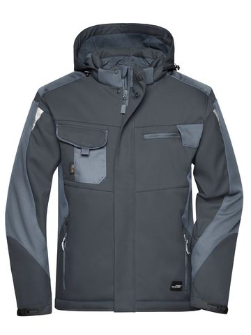 Craftsman Softshell Jas - BLCB - ZWART-KOOLSTOF