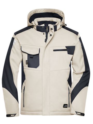 Craftsman Softshell Jas - STBL - STEENZWART