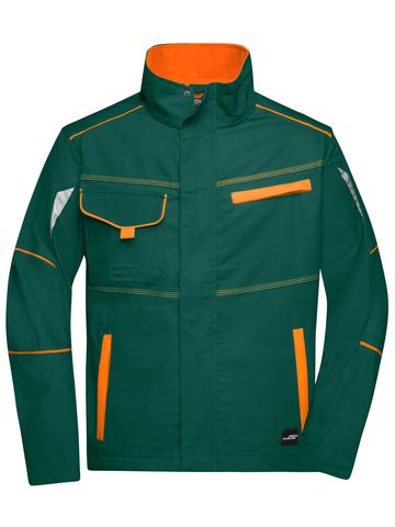 Werkjas - DGROR - DONKERGROEN-ORANJE