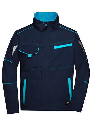 Werkjas - NYTU - MARINEBLAUW-TURKOOIS