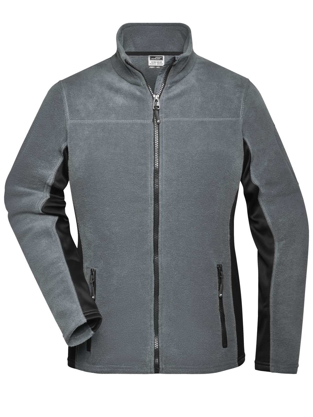 Women's workwear fleece jacket STRONG - CBBL - Carbon-Black