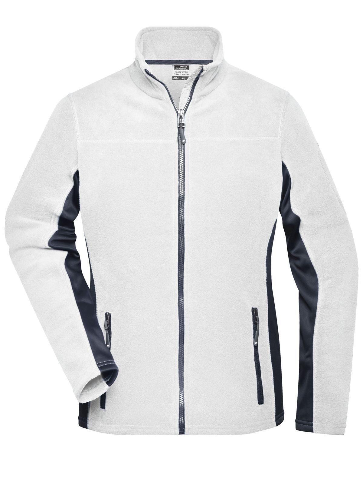 Women's workwear fleece jacket STRONG - WHCB - White-Carbon