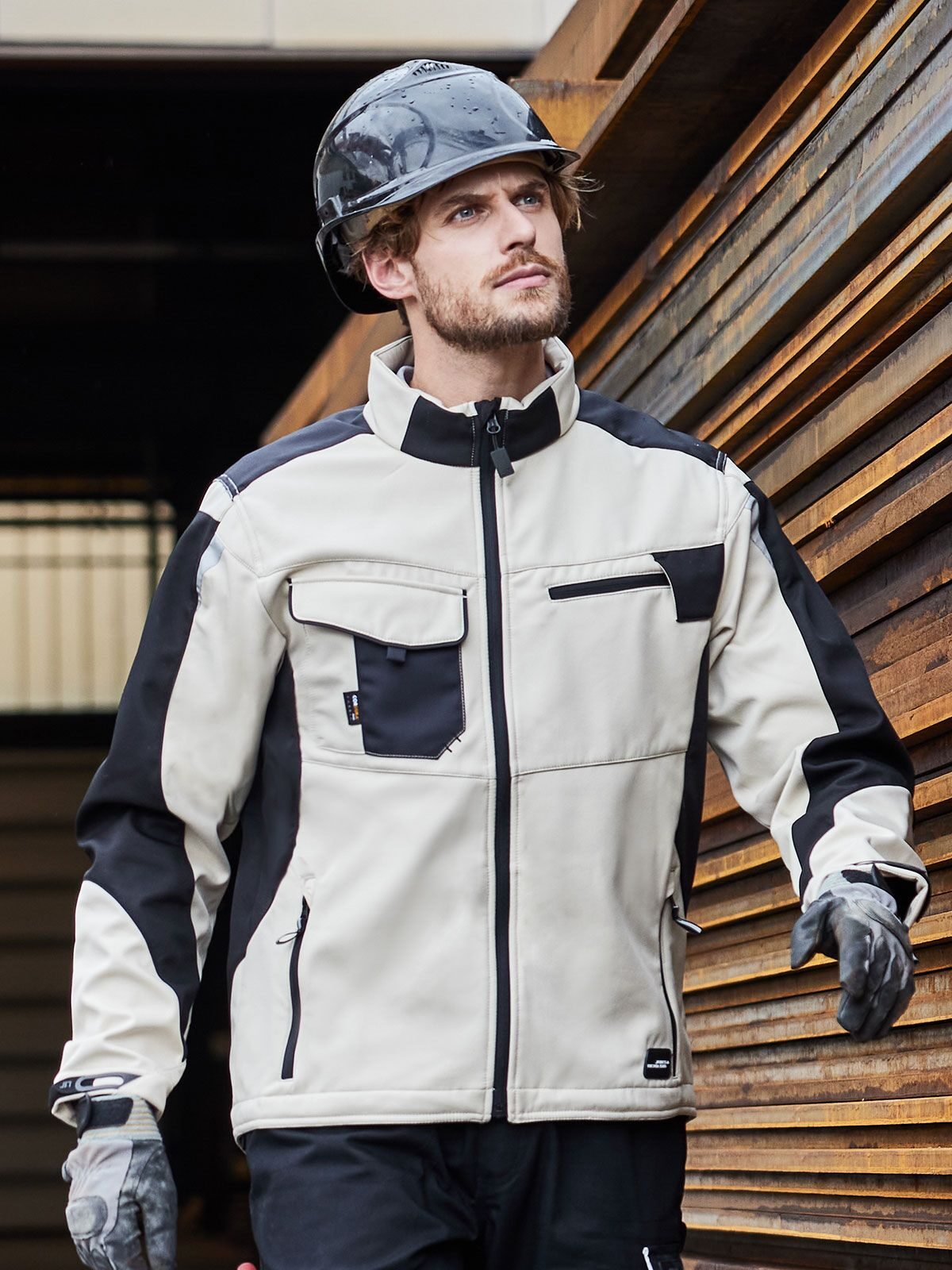 Werkjas van softshell-materiaal -STERK-