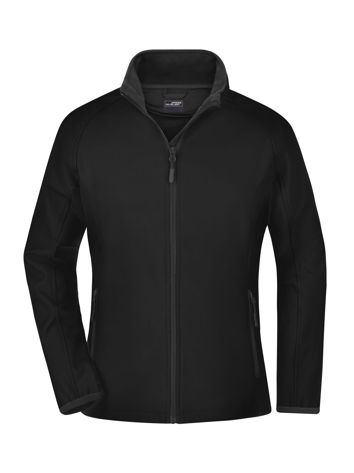 Dames softshell jas in promotieaanbieding - BLBL - Zwart